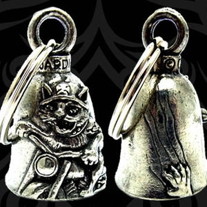 BIKER CAT Guardian® Bell  FITS all Motorcycles Harley Luck Gremlin Ride dyna  gift original ride to live good luck charm