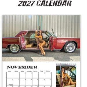 Vintage Pin up Women Calendar - Etsy