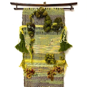 Woven Wall Hanging &quot;Woodland Moss&quot;