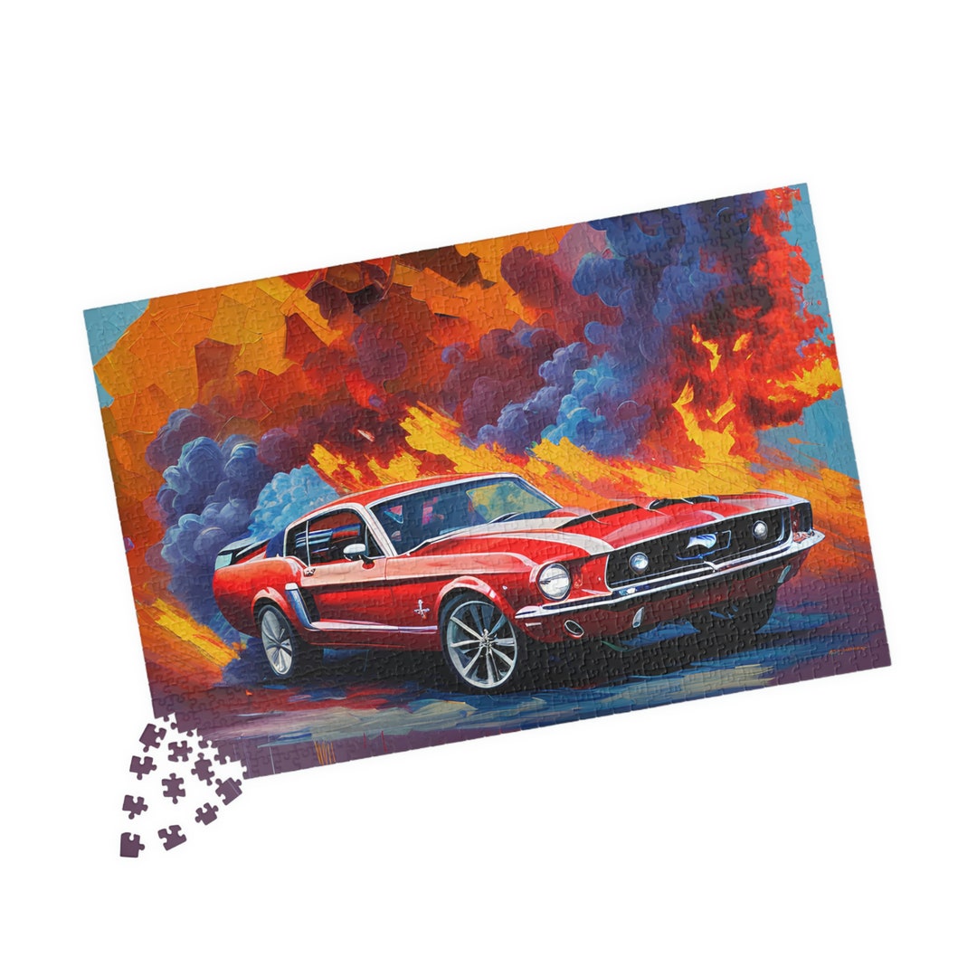 Mustang Puzzle Mustang Jigsaw Puzzle Puzzle 110 252 500 Etsy