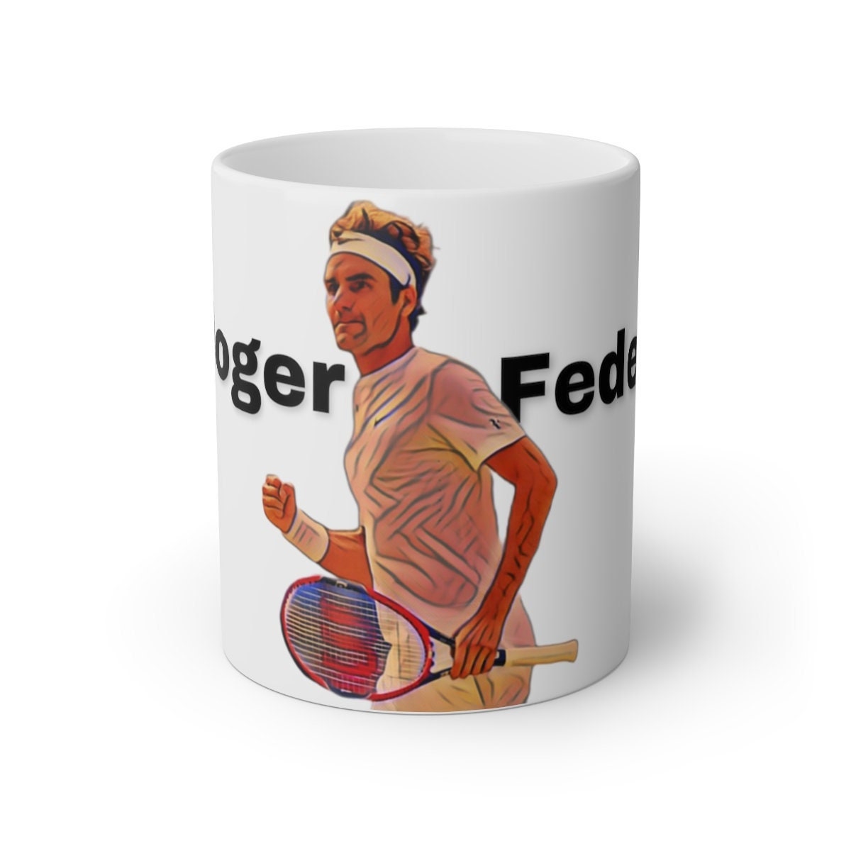 Discover Tazza Mug Con Stampa Di Roger Federer