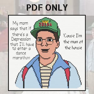 Kids In The Hall - Gavin - Dance Marathon - kruissteekpatroon - ALLEEN pdf - Bruce McCulloch