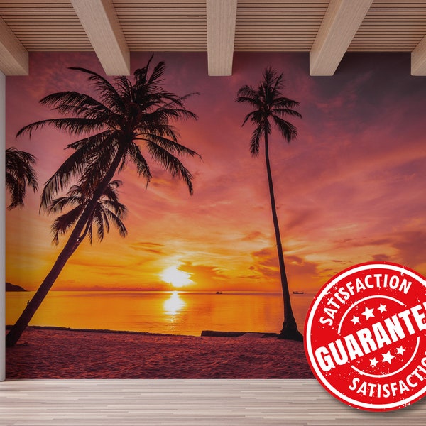 Beach Wall Mural Etsy
