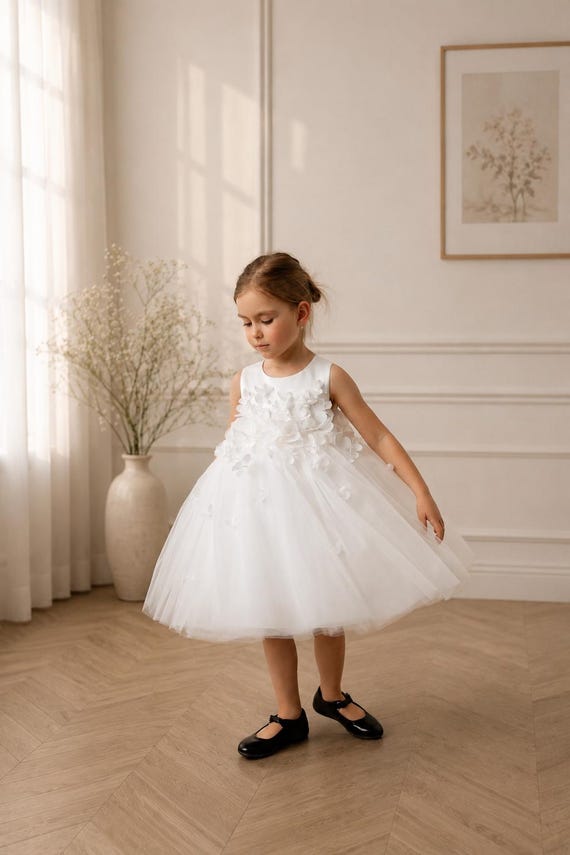 junior bohemian dresses Tutu Flower Girl: Puffy Floral Lace Dress Appliqué, Custom Cape - Wedding Guest, Bridesmaid V-Neck See-Through Long Sleeve Sexy dress Imagine soft Color:BurgundyRed