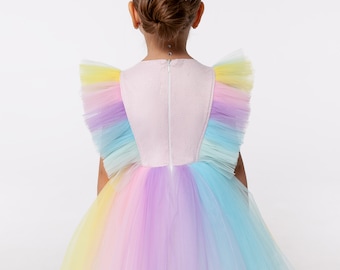 JanJean Robe Tutu De Princesse Licorne Fille Avec Lumière Brillante JanJean Robe Tutu De Princesse Licorne Fille Avec Lumière Brillante