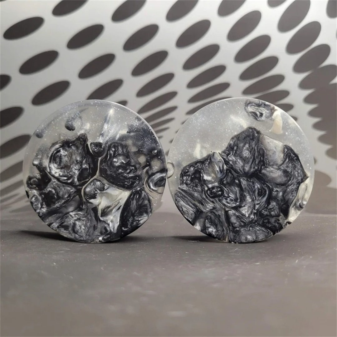 53mm Epoxy Resin Ear Plug Gauged Jewelry Etsy