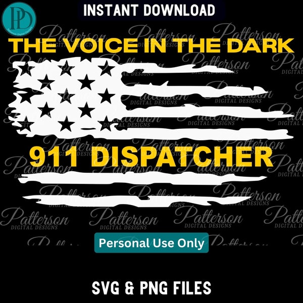 911 Dispatcher SVG, Thin Gold Line PNG, 911 First Responder, Thin Yellow Line, Police Dispatcher Flag, Sheriff Dispatch SVG, Police Dispatch
