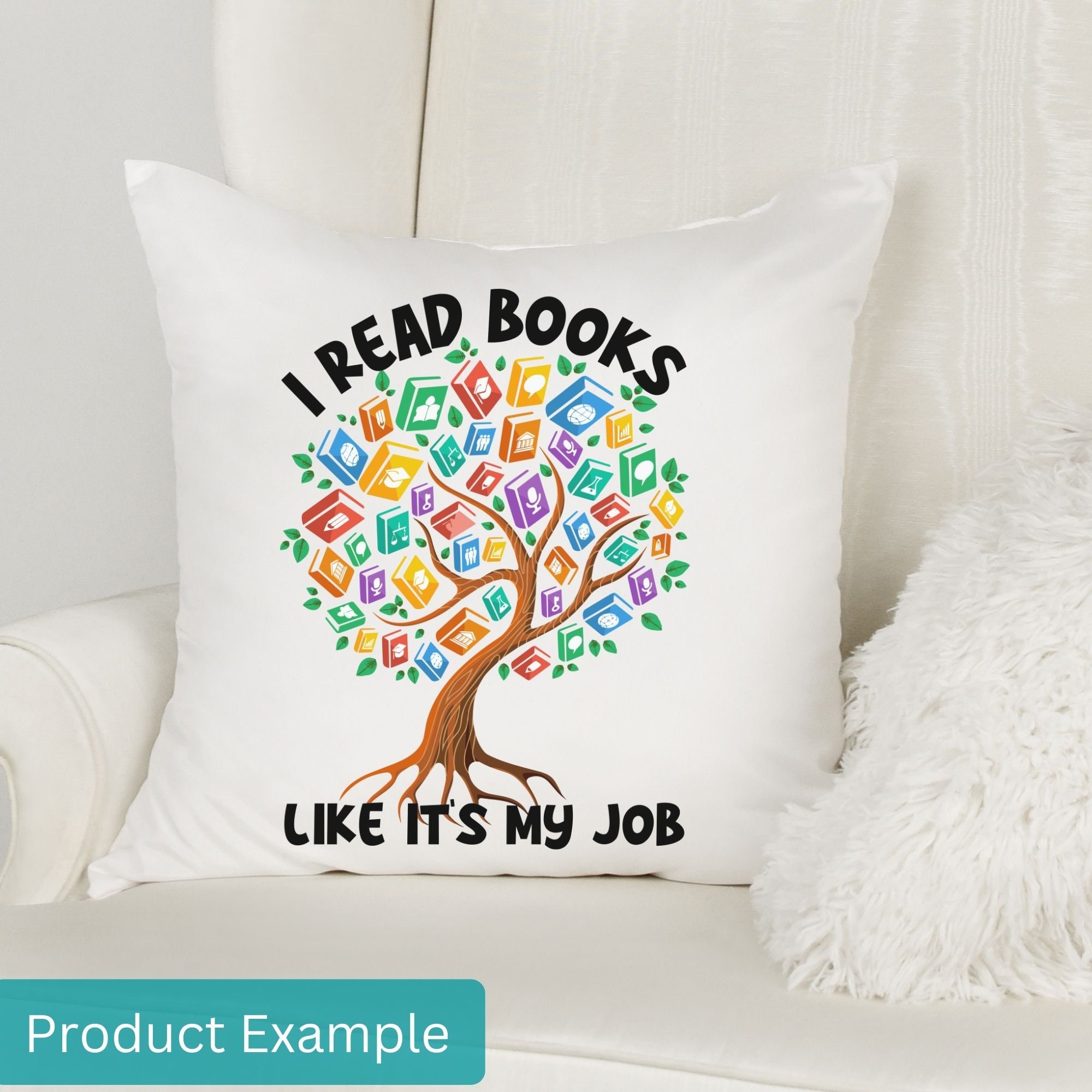 Book Lover Reading Teacher SVG PNG I Read Books Like It's My Job ...