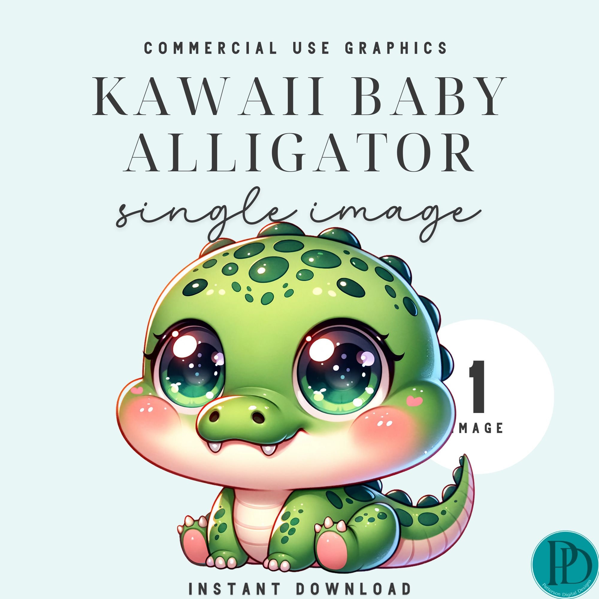 Lindo caimán bebé kawaii clipart gráfico de una sola imagen de uso  comercial PNG transparente decoración de ducha de bebé y fiesta de  cumpleaños sublimación - Etsy México, image size:2000x2000