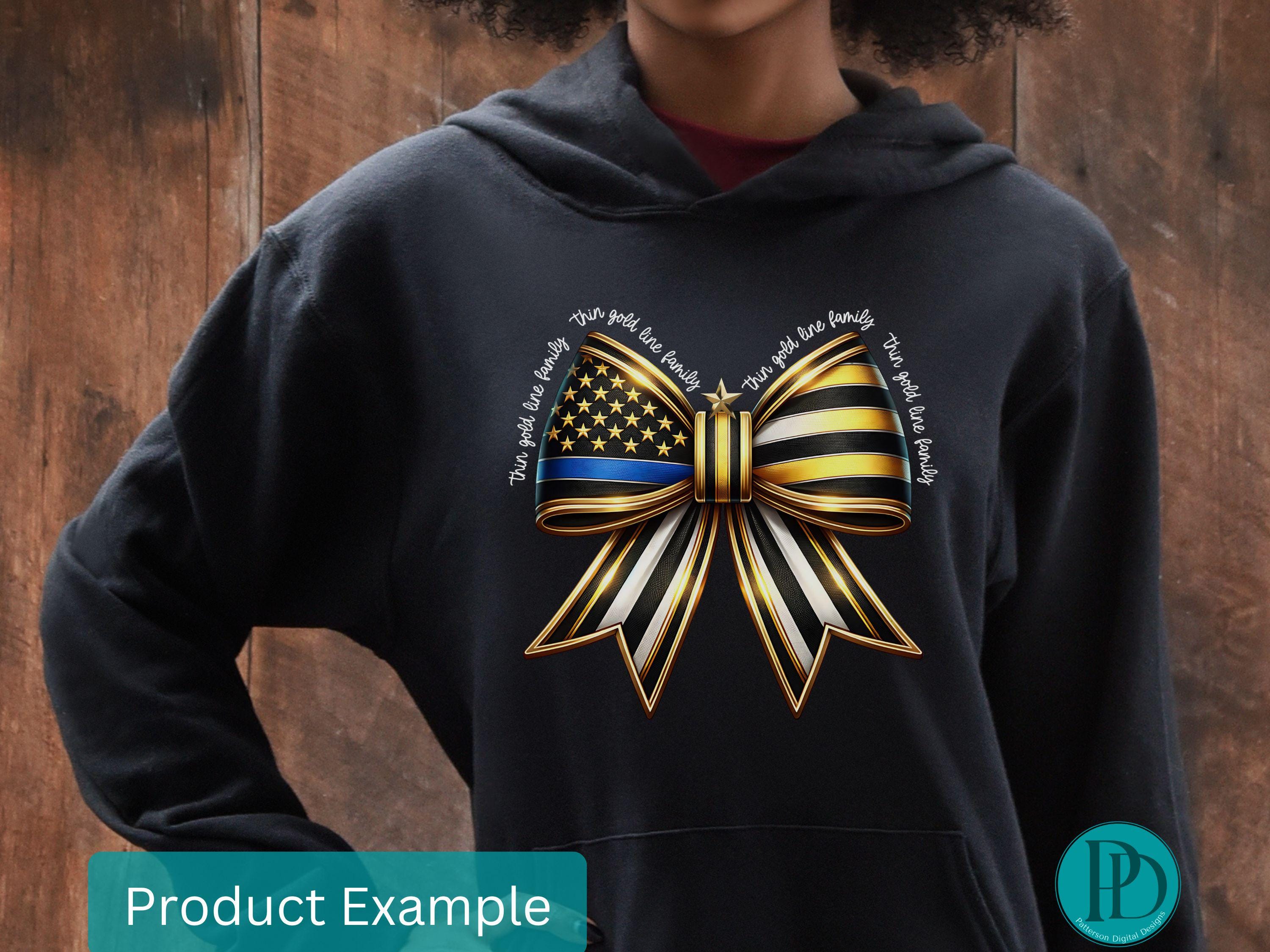 Line Gold Line Coquette Dispatcher Bow Clipart 911 First Responder ...