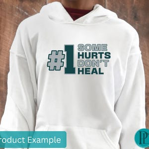 Jalen Hurts SVG divertido, Hurts so Good SVG, Love Hurts PNG, Philadelphia svg, Descarga instantánea de fútbol png, Gráfico de sublimación de fanático del fútbol