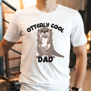 Niedliche Otter SVG, Otterly Cool Dad SVG für Weihnachtsgeschenk, Otter Dad Transparent PNG für persönliche und kommerzielle Nutzung, Vatertagsgeschenkidee