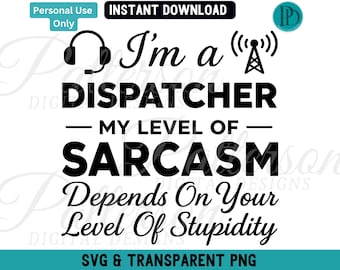 Funny Sarcastic Dispatcher SVG, 911 First Responder Clipart, Police Dispatch Sublimation PNG, Thin Gold Line Sheriff Sarcasm Graphic Design