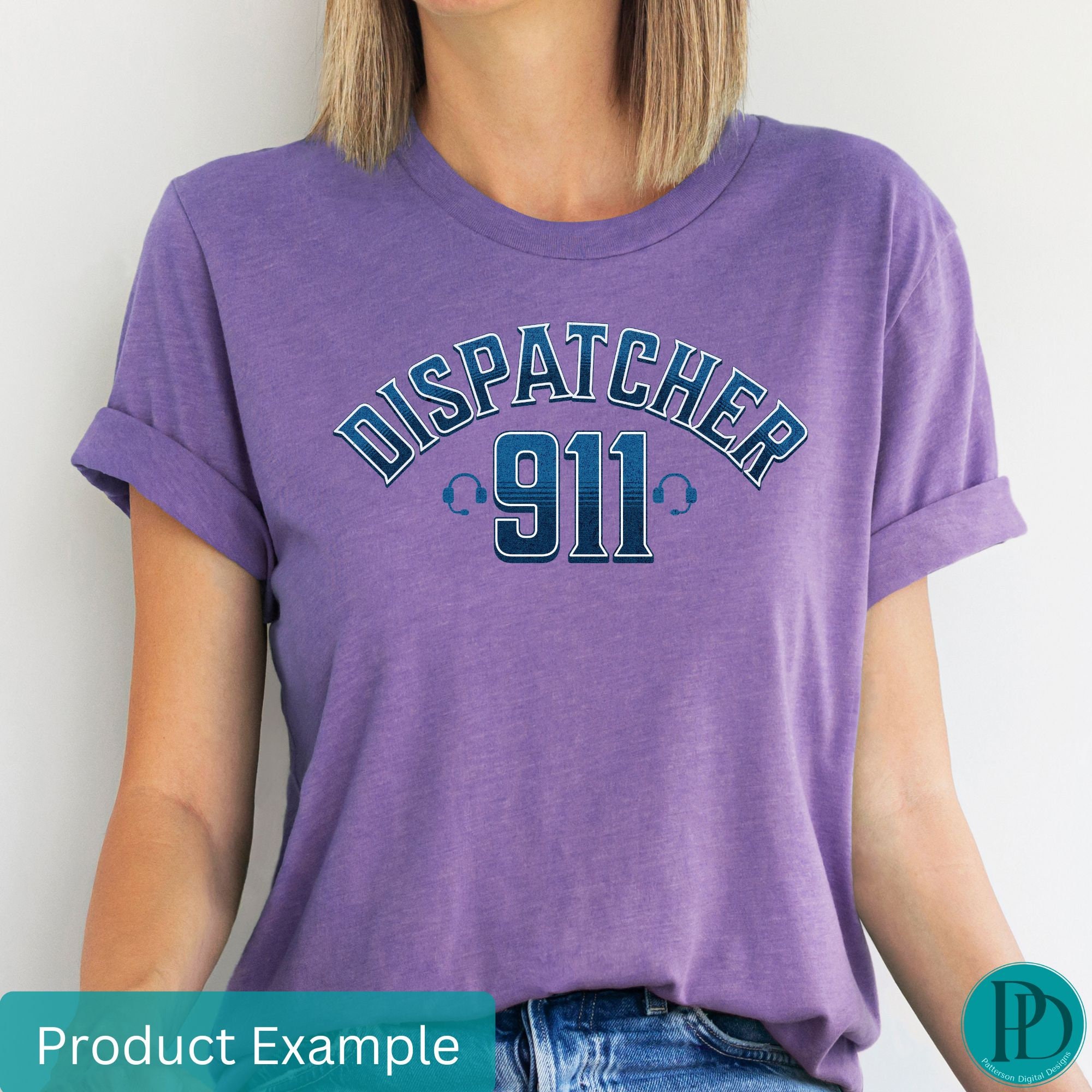 Arched 911 Dispatcher PNG Thin Gold Line Clipart Emergency First ...
