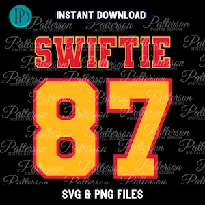 Kelce SVG per Swift Fan Kelce Football Download istantaneo Kansas City Taylor SVG Kelce Sublimazione digitale Fan di calcio Grafica trasparente