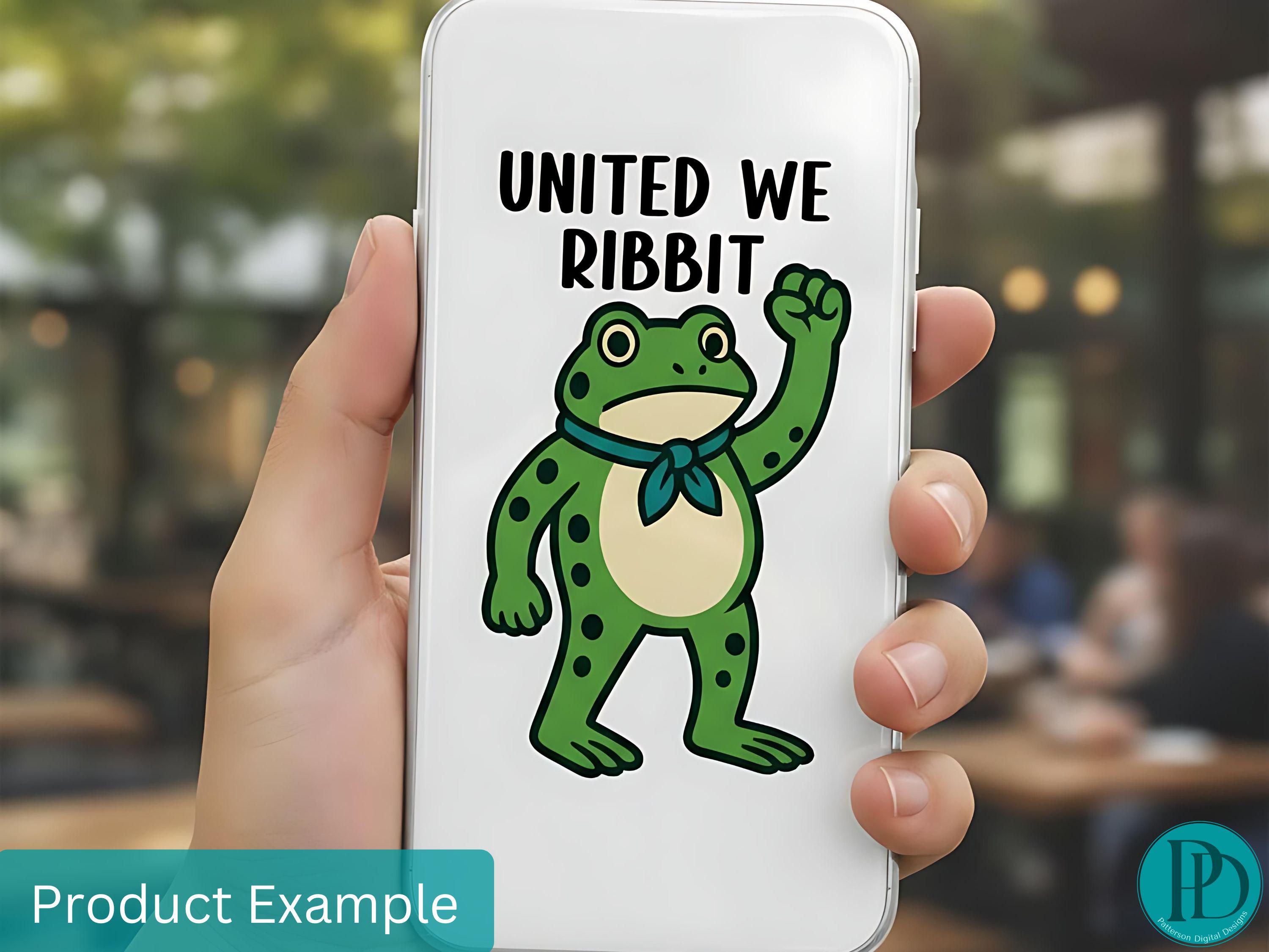 United We Ribbit PNG, Portland Freedom Frog SVG Design, Funny Anti ...