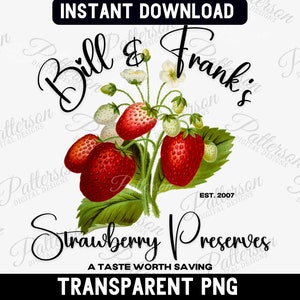 Bill and Frank Strawberry Farm Sublimation PNG for Shirts, TLOU Graphic for Mugs, The Last of Us Design, 2SLGBTQ Png for Gamers, Queer Love