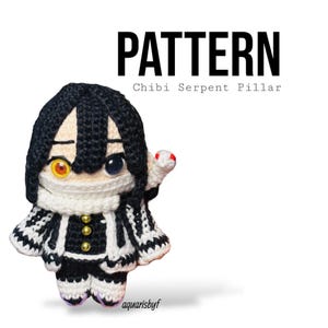 Amigurumi-haakpatroon Chibi Serpent Pillar