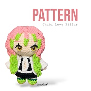 Chibi Love Pillar Amigurumi Crochet Pattern