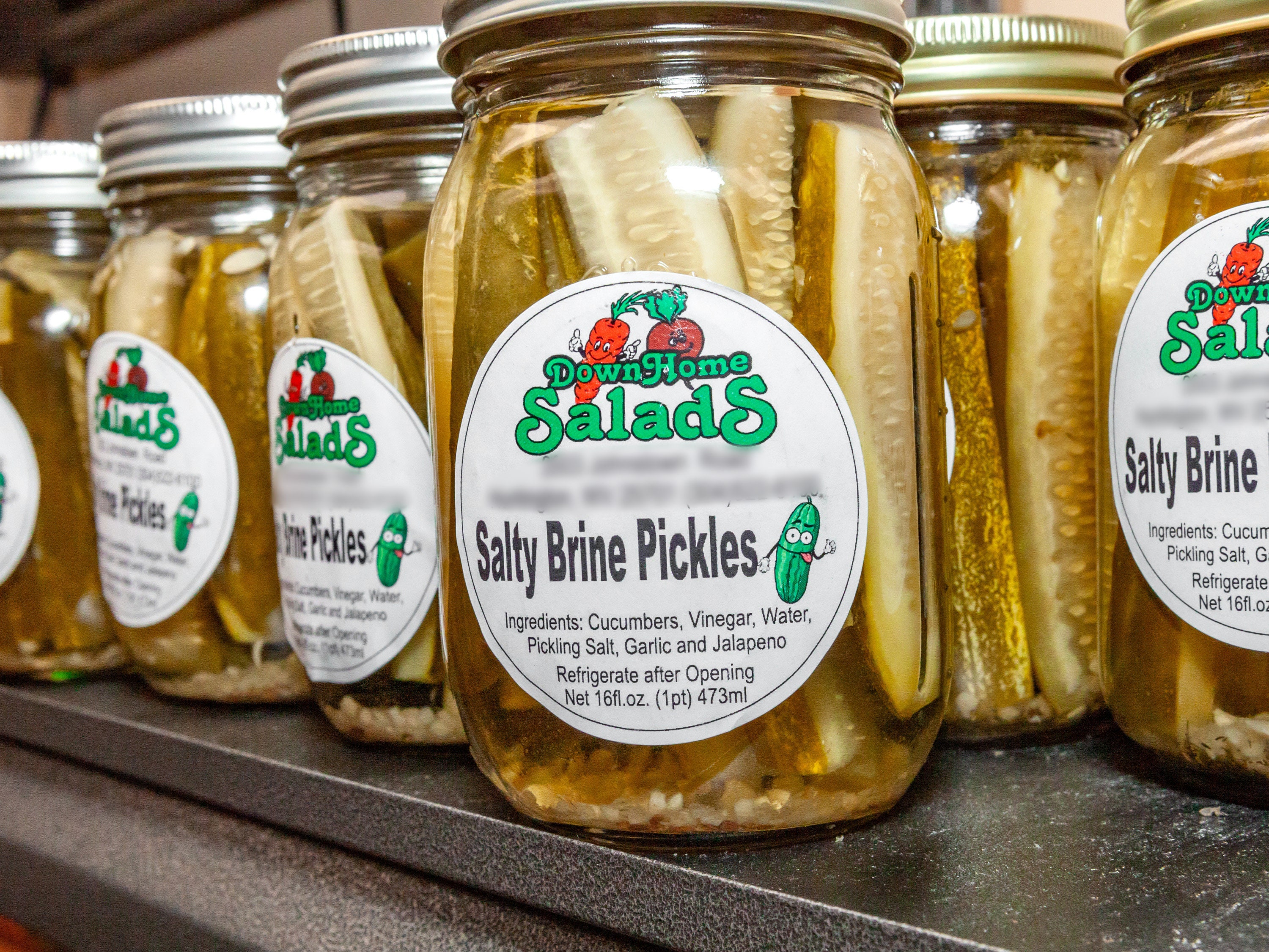 Salty Brine Pickles 16 Oz Etsy