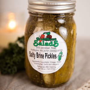 Salty Brine Pickles 16 oz