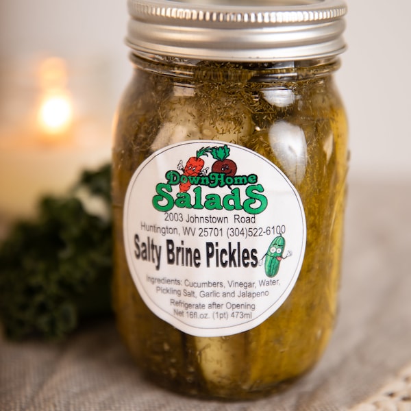 Salty Brine Pickles 16 oz