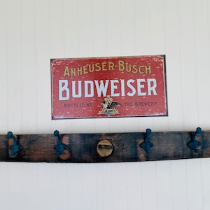 Whiskey Barrel Stave-Coat Hanger