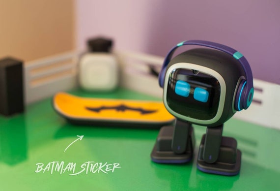 Emo Pet Robot Skateboard Charger pegatinas de vinilo de colores, carbono,  color flip Living AI 3M KPMF -  España