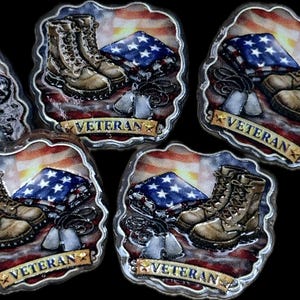 Patriotic acrylic beads for  beadable pens/ keychain bead/-set of 2/acrylic focal beads/American flag/boots/ serving our country/ custom