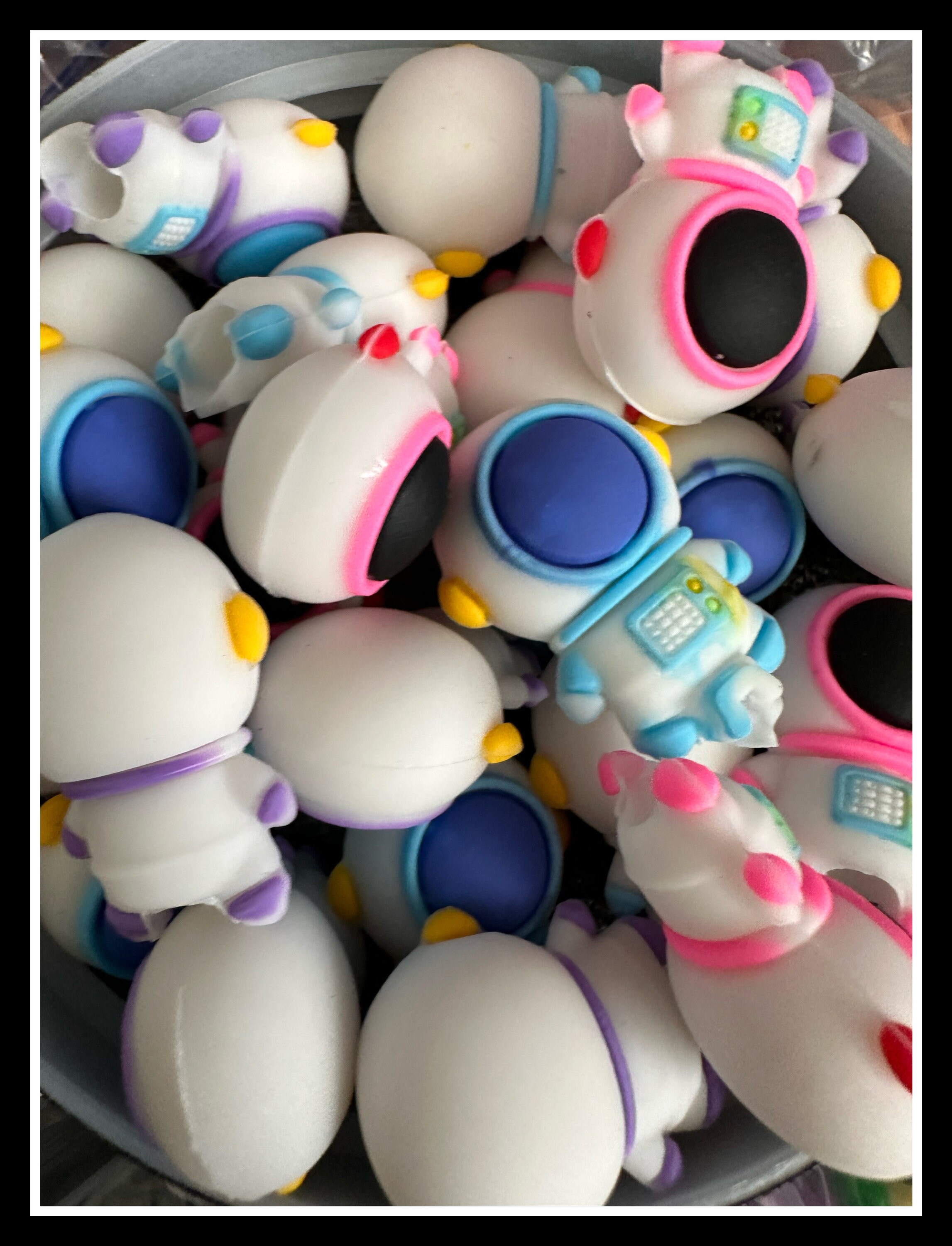Pen Topper Keychain NEW! Astronauts Pen Toppers / Focal Topper/ Beadable Pen/ Pen Top ...