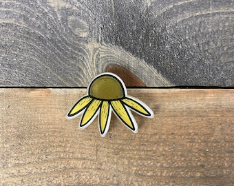 Black Eyed Susan Acrylic Pin