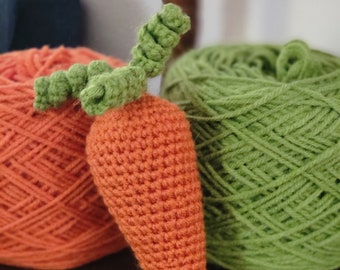 Handmade Crochet Caring Carrot Knitted Yarn Positive 