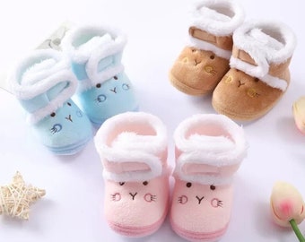 Fluffy Baby Winter Boots (0-18 months)