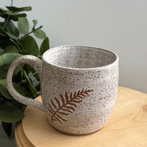 Fern Mug | Ceramic Mug | Pottery Mug |