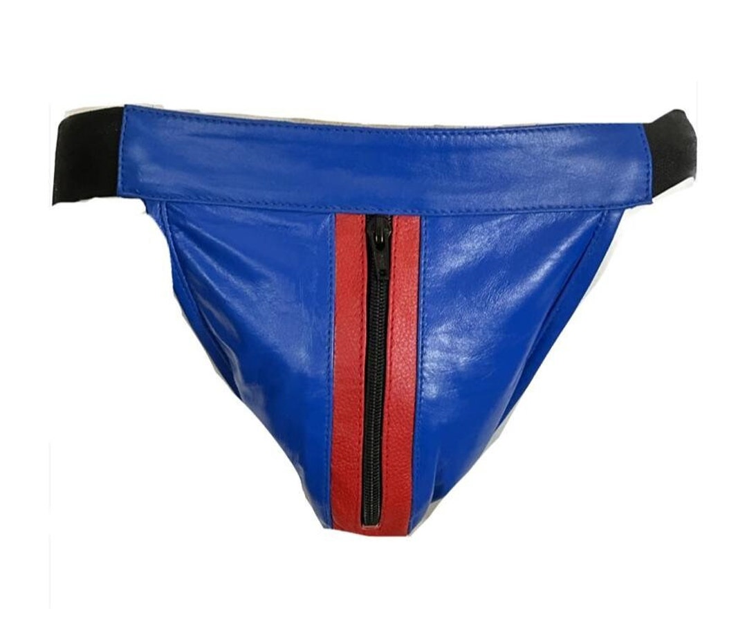 Jock Strap Medium Elastic Sports Gear Men's One Pack Blue Etsy