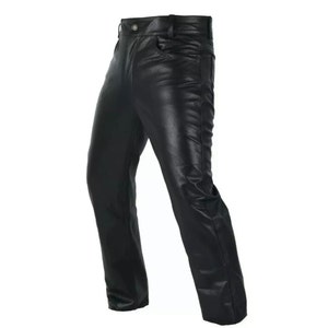 Top Trends Skinny Lace Up Faux Leather Pants Girls' 34 Black Hidden Zip  Closure