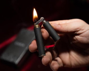 AURA SERIES SMOKED Refillable Lighter - Special Design Gift Lighter