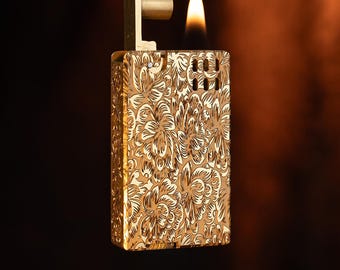 Encendedor recargable VEGA S ENGRAVING - Encendedor de regalo especial hecho a mano