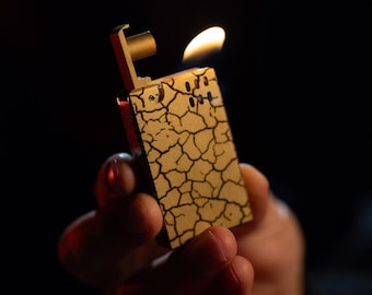 VEGA S- COLLECTION nachfüllbares Feuerzeug - Spezielles handgemachtes Geschenk-Feuerzeug