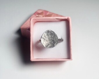 Anillos fidget de plata esterlina con bandas de cuentas, anillos de ansiedad, anillos antiestrés, anillos giratorios, anillos de alivio del estrés, anillo TDAH