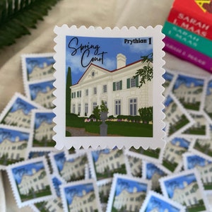 Spring Court Stamp Sticker: ACOTAR Officially Licensed, Weatherproof Vinyl