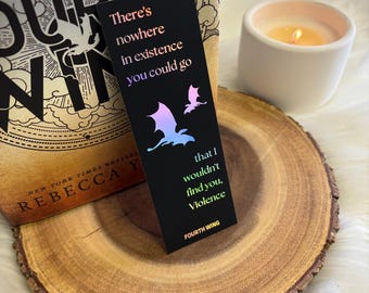 Fourth Wing Bookmark, Violet Sorrengail, Perfect Gift for Fantasy Lovers, OFFICIALLY LICENSED