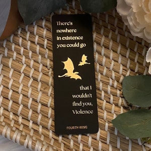 Fourth Wing Bookmark | Violet Sorrengail | Perfect Gift for Fantasy Lovers | OFFICIALLY LICENSED