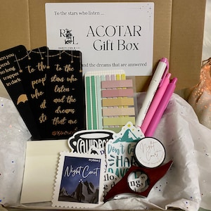 ACOTAR Gift Box | Bookmarks, Stickers and Annotation Kit | Perfect Gift for Fantasy Lovers | OFFICIALLY LICENSED