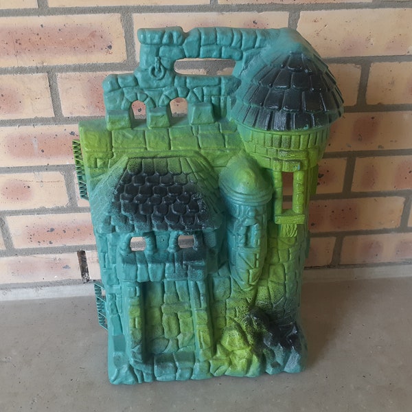 MOTU He Man Masters of The Universe Castle Grayskull Skeletor Rear Parts 1981 Vintage B27