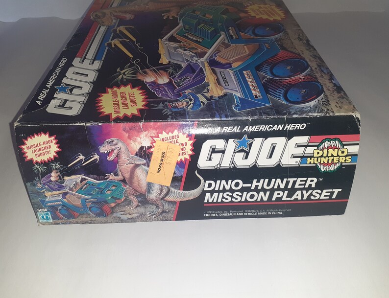 Gi Joe Dino Hunters Box Empty Vintage 1993 Usa RARE Etsy
