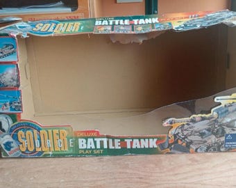 Chap Mei Soldier Force Merkava Tank Vintage Military Army Box Empty Rare