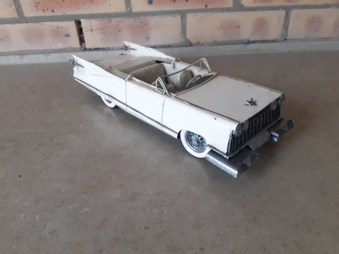 Antique Tin Toy Vehicle Old Car Convertible Vintage Very Rare B11 - Etsy