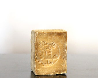 Highest Quality Aleppo Soap, 40 Laurel, 60 Olive, Traditional, Natural, Fragrance-free, 200gr, Long Lasting