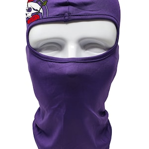 Skull and Roses Designer Ski Mask
